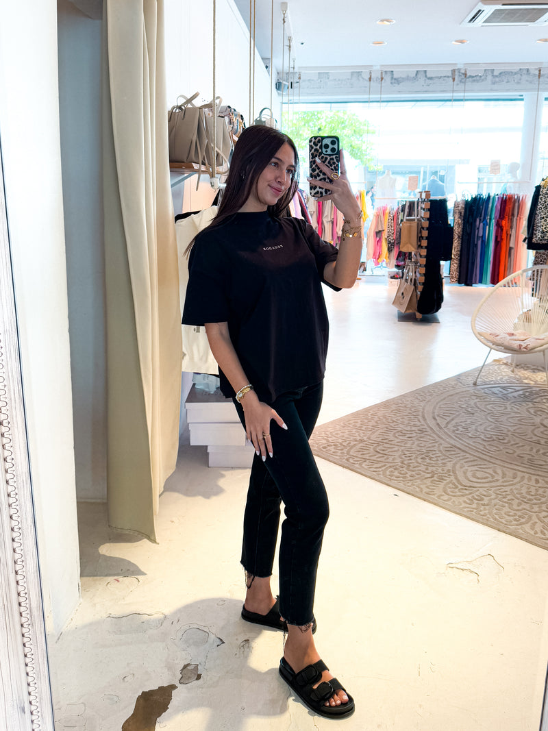 Tapo Heavy Oversized Tee Washed Black