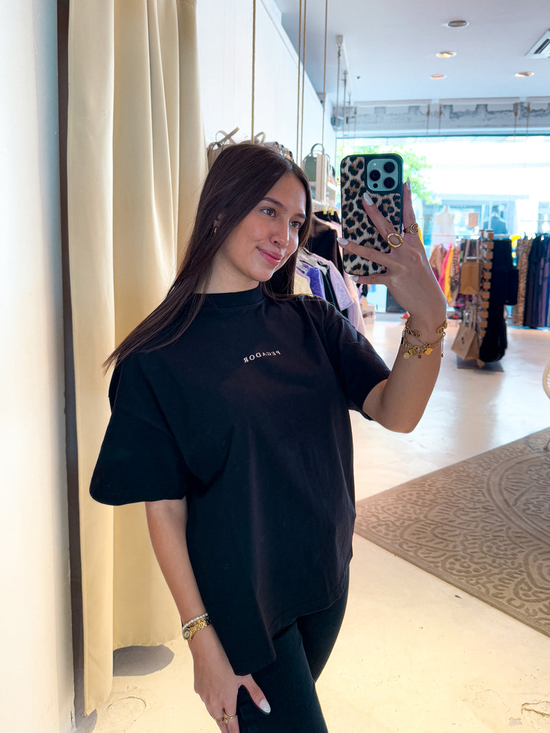 Tapo Heavy Oversized Tee Washed Black
