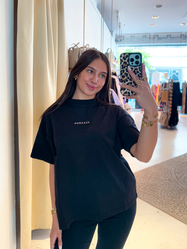 Tapo Heavy Oversized Tee Washed Black