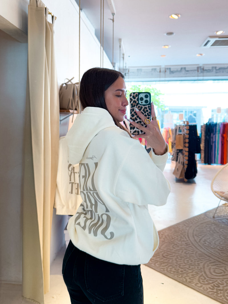 Tinca Oversized Hoodie Washed Unbleached