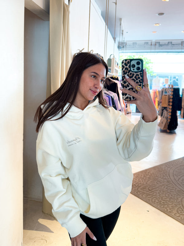 Tinca Oversized Hoodie Washed Unbleached
