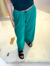 Basic Stoffhose Grün