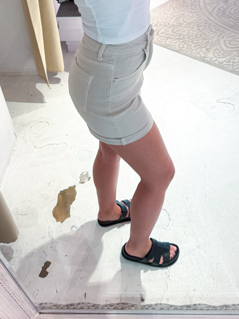 Jeans Short Beige