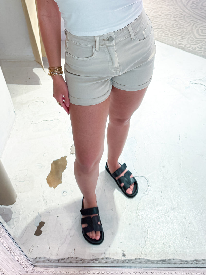 Jeans Short Beige