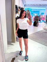 Waffle Short Schwarz