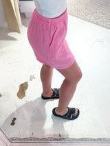 Waffle Short Pink