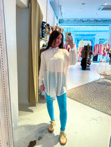 Long Bluse Creme