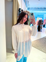 Long Bluse Creme