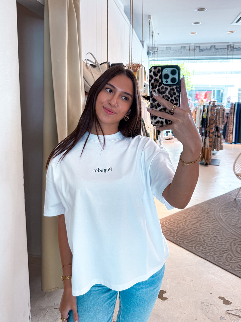 Azana Heavy Oversized Tee White