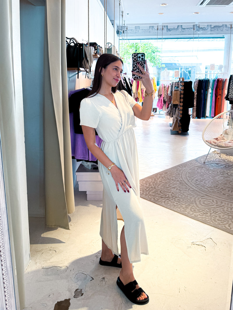 Maxikleid Beige