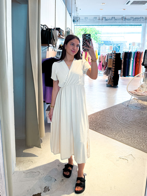 Maxikleid Beige