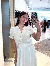 Maxikleid Beige