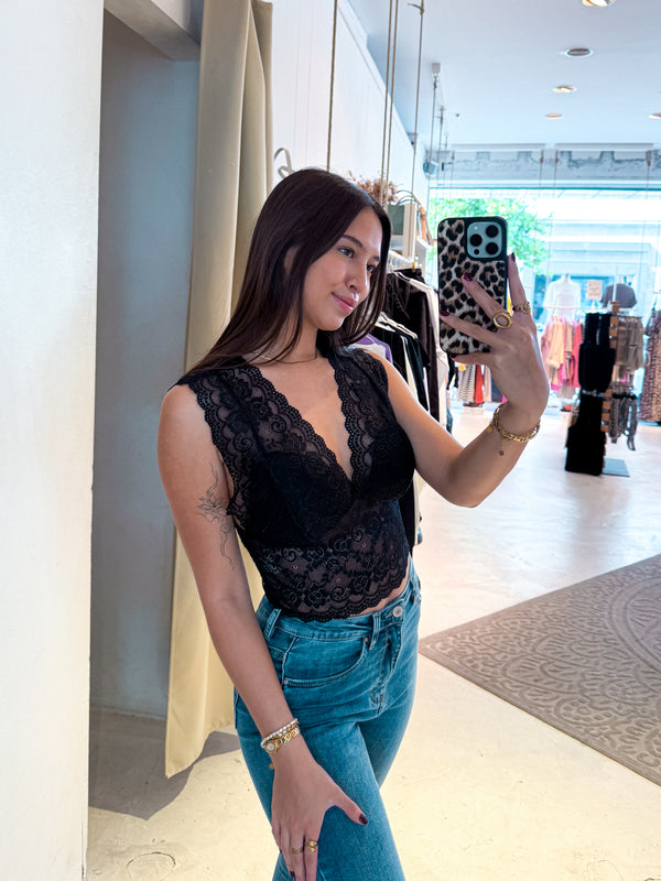 Bralette Schwarz