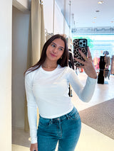 Basic Long Sleeve Weiß