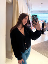 Strickjacke Schwarz