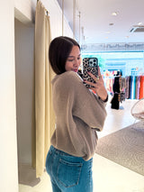 Strickjacke Camel