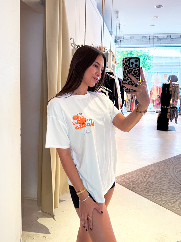 Aperol Tee Weiß