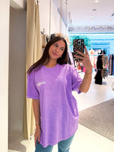 Dog Mum Tee Lila