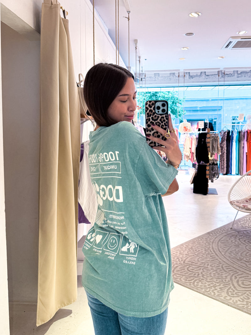 Dog Mum Tee Mint