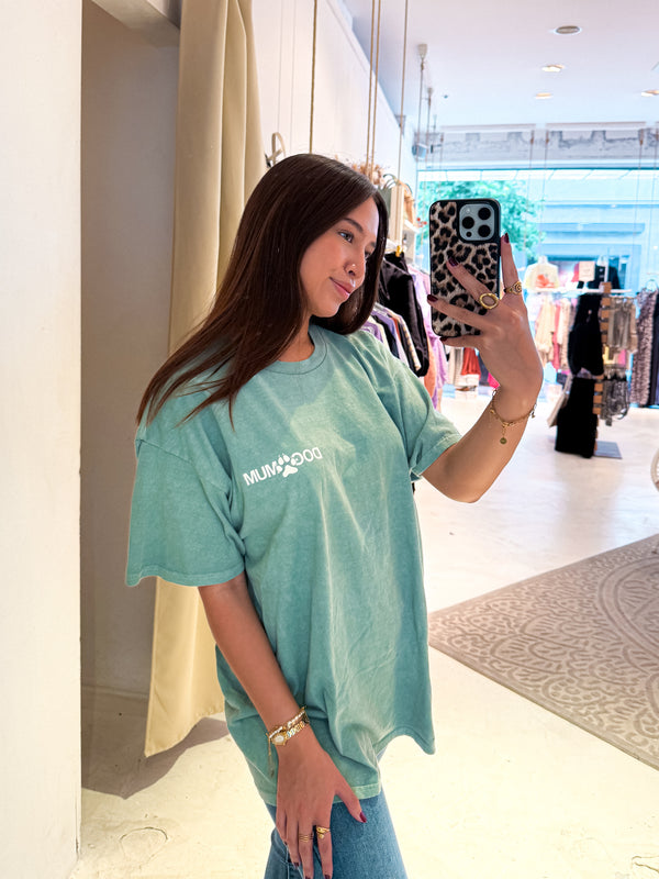 Dog Mum Tee Mint