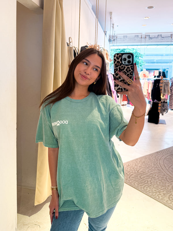 Dog Mum Tee Mint