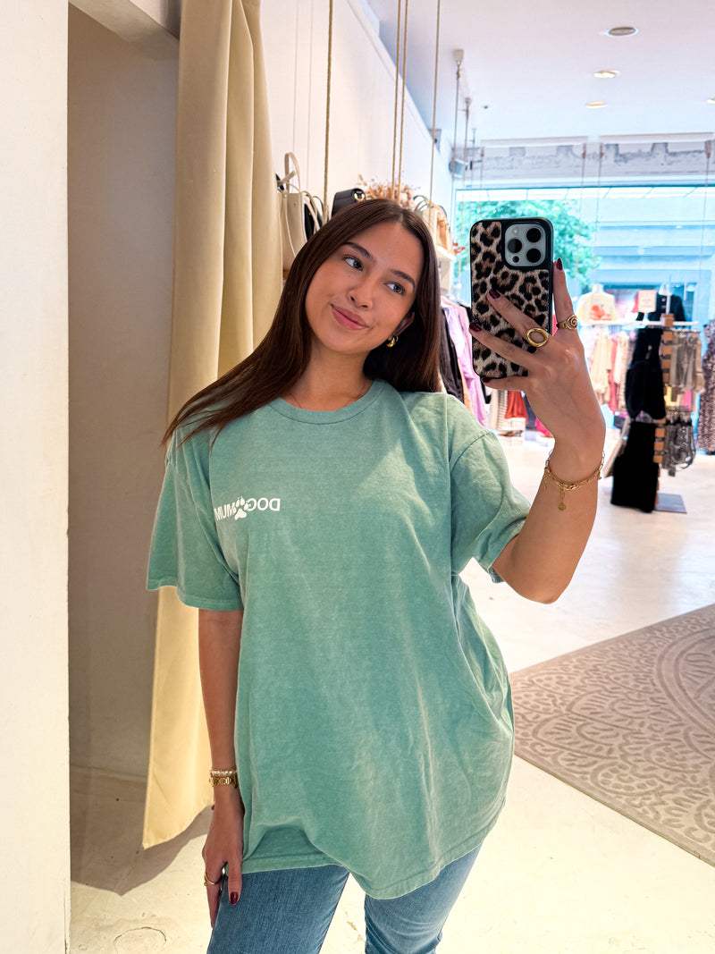 Dog Mum Tee Mint