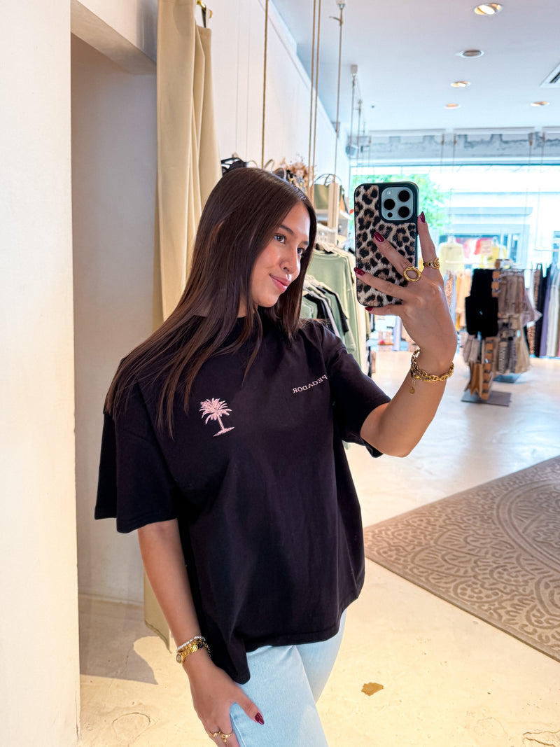 Lurin Heavy Oversized Tee Washed Black