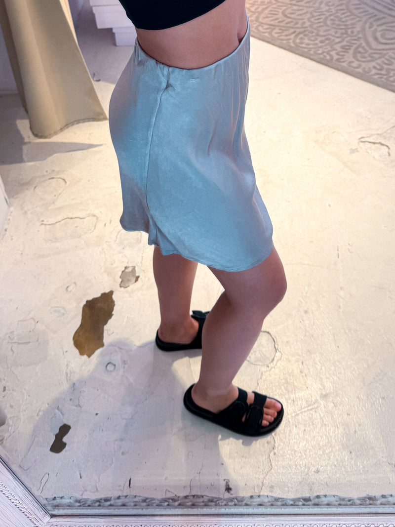 Kurzer Silky Rock Grau