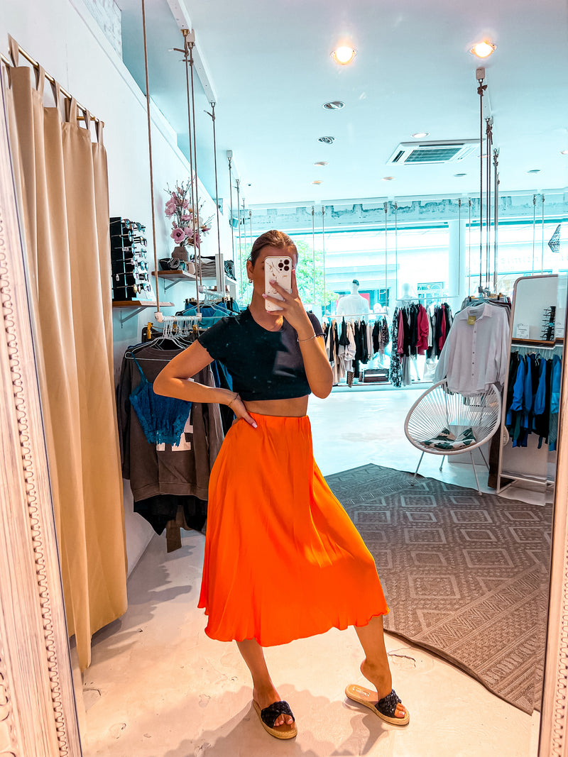 Silky Midirock Orange