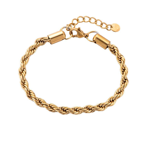 Twist 4.0 Edelstahl Armband gold