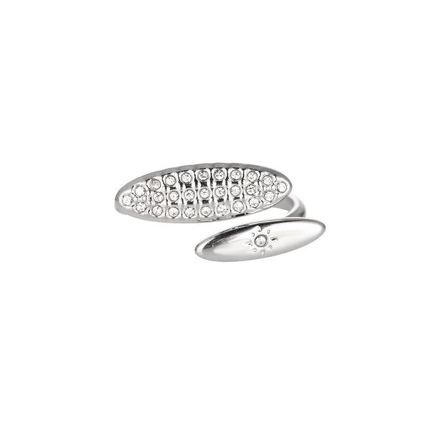 Galaxy Cloud Edelstahl Ring Silber