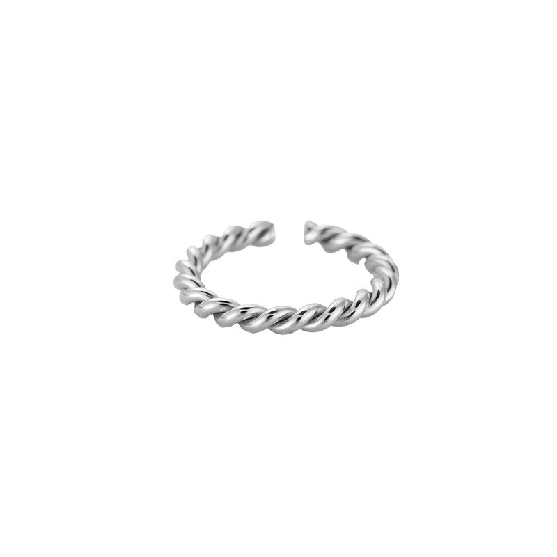 Twisted 2.0 Ring Silber